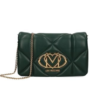 Love Moschino Quilted Chain Shoulder Bag - Green