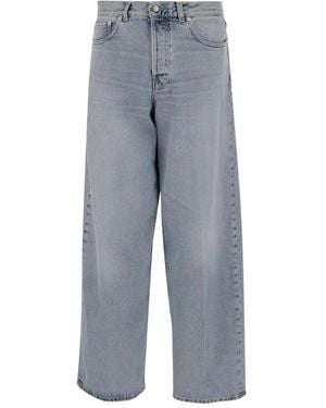 Haikure Jeans Con Effetto Schiarito - Grigio