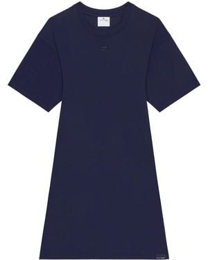 Courreges T-Shirt Mini Dres - Blue