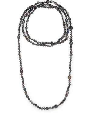Jennifer Behr Angela Pearl Necklace - Metallic