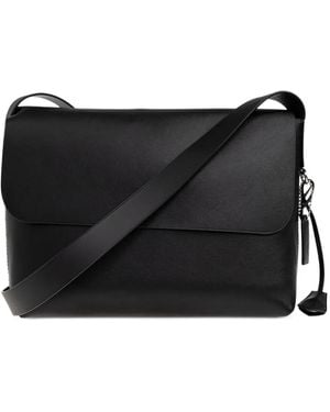 COACH Ludlow Leather Messenger Bag - Black