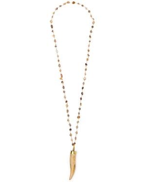 BLAKLACE Perlenhalskette Mit Anhänger - Weiß