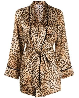 Gilda & Pearl Zijden Badjas - Naturel