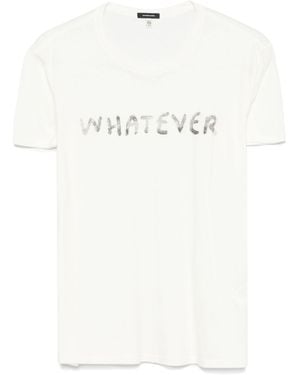 R13 Whatever-Print T-Shirt - White