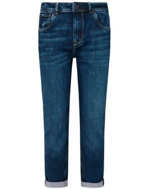 Pepe Jeans Turn-Up Jeans - Blue