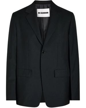 Jil Sander Notched Pocket Blazer - Black