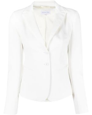 Patrizia Pepe Single-Breasted Blazer - White