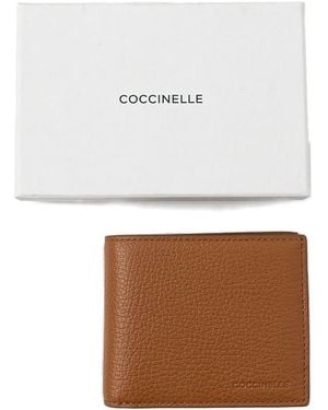 Coccinelle Bi-Fold Leather Cardholder - White