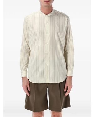 AURALEE Striped Shirt - Natural
