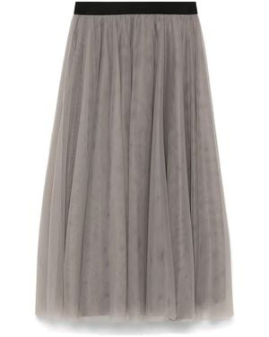 Blanca Vita Gonna Gerby Lunga - Grigio