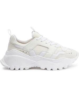 Ami Paris Paneled Low-Top Sneakers - Multicolor