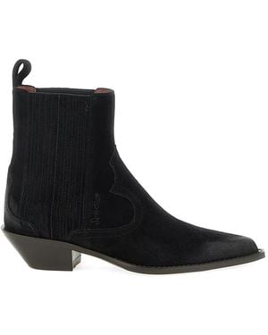 Sonora Boots 35Mm Hernan Pointed-Toe Chealsea Boots - Black