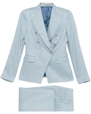 Tagliatore Double-Breasted Suit - Blue
