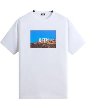 Kith West Hollywood T-Shirt Met Grafische Print - Wit