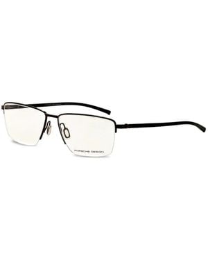 Porsche Design Occhiali Rettangolari - Bianco