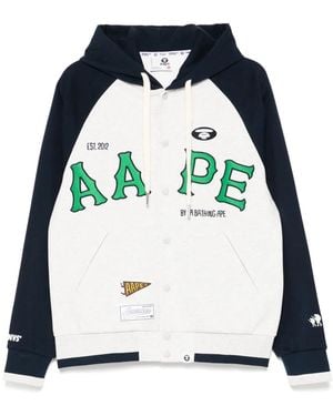 Aape By A Bathing Ape Patched Jacket - Blue