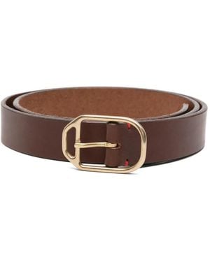 Eleventy Schnallengürtel Aus Leder - Braun