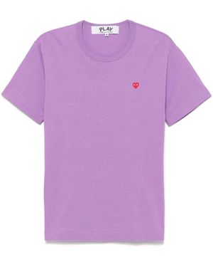 COMME DES GARÇONS PLAY ロゴ Tシャツ - パープル