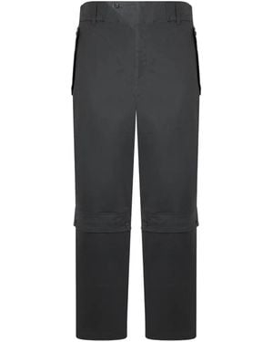 Moschino Panelled Straight-Leg Trousers - Black