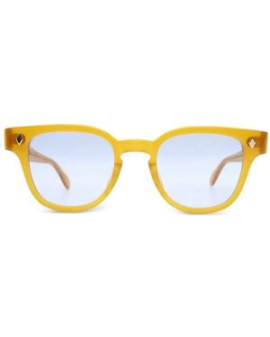 JULIUS TART Bryan Zonnebril Met Rond Montuur - Blauw