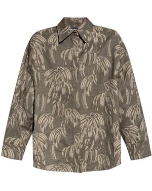 Jacquemus Banana-Jacquard Shirt - Grey