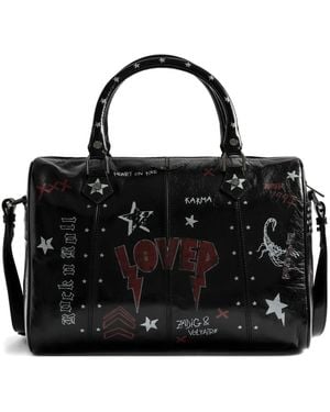 Zadig & Voltaire Sunny Mood Punk Tote Bag Mit Stern-Print - Schwarz
