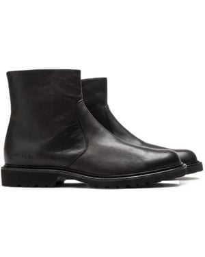 Common Projects Calf Leather Ankle Boots - Black