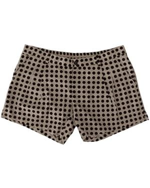 Dolce & Gabbana Polka-Dot Shorts - White