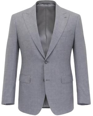 Atelier Munro Costume À Revers Pointus - Gray