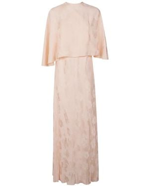 forte_forte Floral-Jacquard Maxi Dress - Pink
