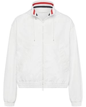 Thom Browne Nylon Tech Track Jacket - White