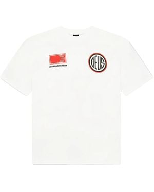 Deus Ex Machina Holeshot Team T-Shirt - White