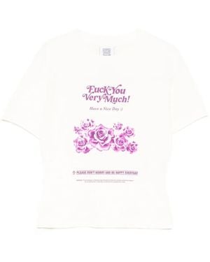 Vetements Printed T-Shirt - Pink