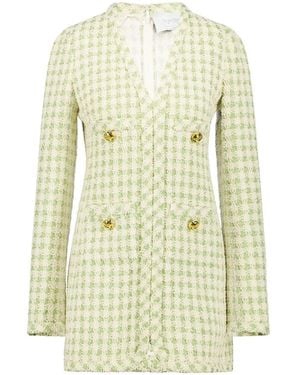 Giambattista Valli Abito Stile Blazer A Quadri - Multicolore
