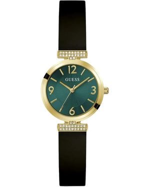 Guess Crystal-Embellished 28Mm Watch - Green