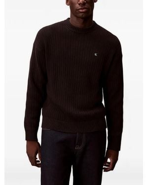 Calvin Klein Cotton Jumper - Black