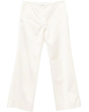 TOTEME Kick Flare Trousers - White