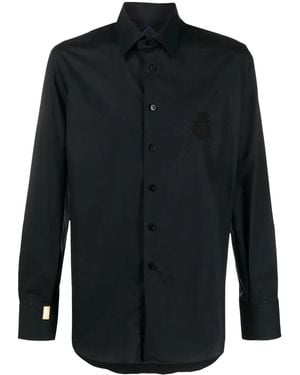 Billionaire Cut Long-Sleeved Shirt - Black