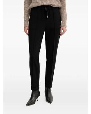 Liviana Conti Brain Drawstring Trousers - Black
