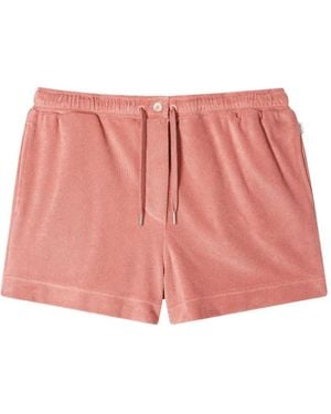 Paul Smith Towelling Drawstring Loungewear Shorts - Pink