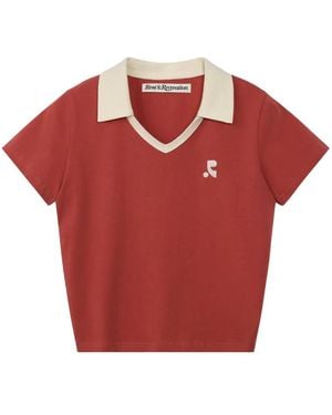 Rest&Recreation Oberteil mit V-Ausschnitt - Rot