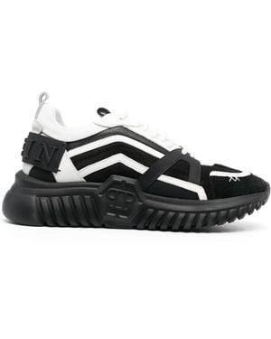 Philipp Plein Runner Low-Top Trainers - Black