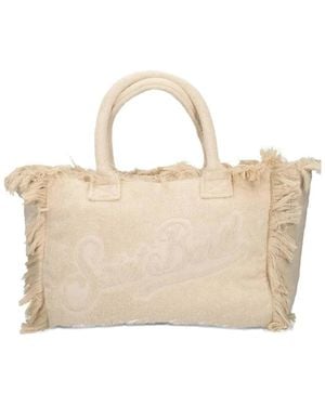 MC2 Saint Barth Vanity Frayed Terry Tote Bag - Natural