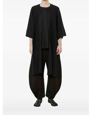 MEIMEIJ Asymmetric Cardigan - Black
