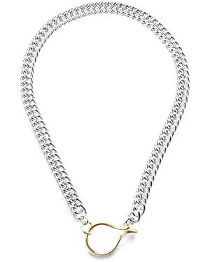Beatriz Palacios Collier En Maille Gourmette - Metallic