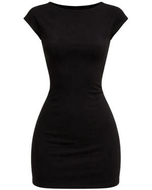 Reformation Nemy Knit Dress in Black | Lyst