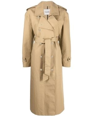 Nanushka Trenchcoat Im Oversized-Look - Natur