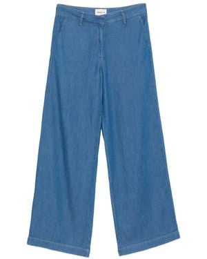 MAISON 123 Adele Wide-Leg Jeans - Blue