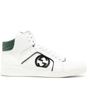 Gucci High-Top-Sneakers - Weiß