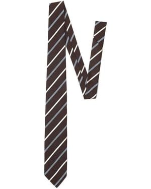 DSquared² Striped Tie - White